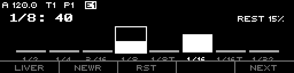 DURATION page — per-slot ticket bars